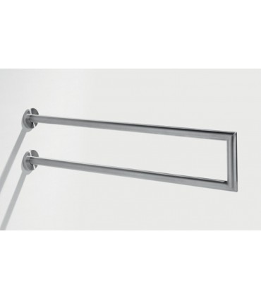 Porte serviette double vertical série Angulo