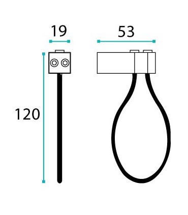 Porte serviette Quadrato technique