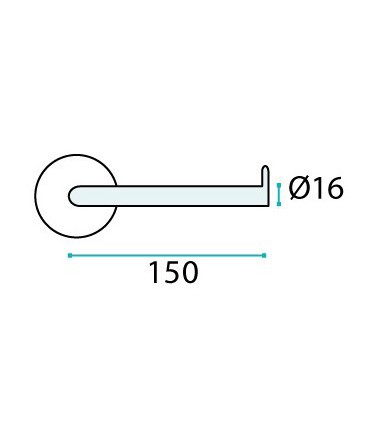 Porte-rouleau papier WC série Angulo