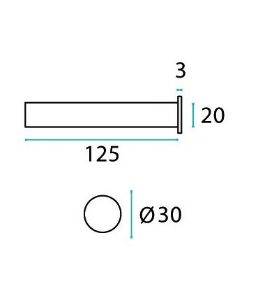 Porte rouleau série Tonda