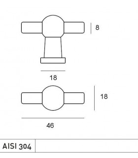 Poignée bouton train