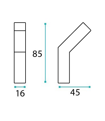Patères porte peignoir Quadro