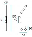 Patère Hook2 Patère Hook2