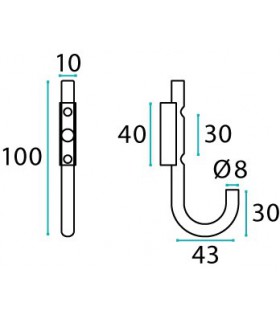 Patère Hook2 Patère Hook2