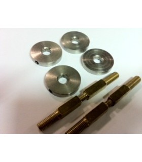 Fixation pour montage double sur porte alu bois pvc Fixation pour montage double sur porte alu bois pvc