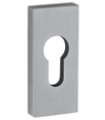 Rosace de protection rectangulaire simple inox 316