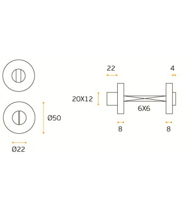 Rosace a condamnation avec ou sans voyant