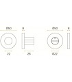 Rosace a condamnation bouton Smart B7 Rosace a condamnation bouton Smart B7