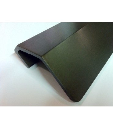 Poignée aileron en aluminim profilé finition bronze