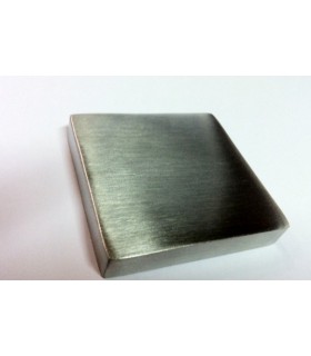 Rosace en inox forme carrée et borgne Rosace en inox forme carrée et borgne