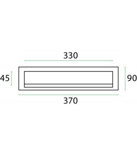 Entrée de boite à lettre ouverture extérieure