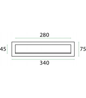 Entrée de boite à lettre ouverture extérieure