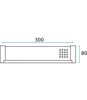 Etagère porte savon en inox série Meridian