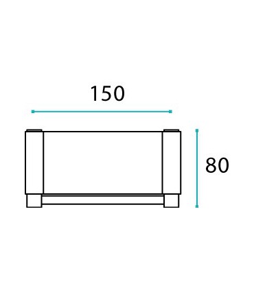 Etagère porte savon en inox série Fine