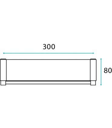 Etagère porte savon en inox série Fine