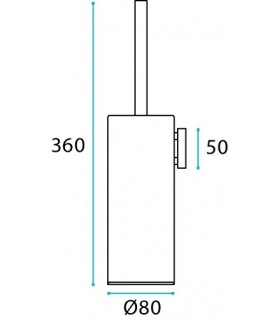 Porte balayette en inox série Angulo Porte balayette en inox série Angulo