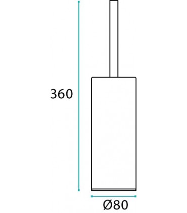 Porte balayette en inox série Angulo