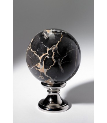 Boule départ de rampe d'escalier en Marbre noir