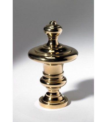 Boule départ de rampe d'escalier en Bronze style Louis XVI