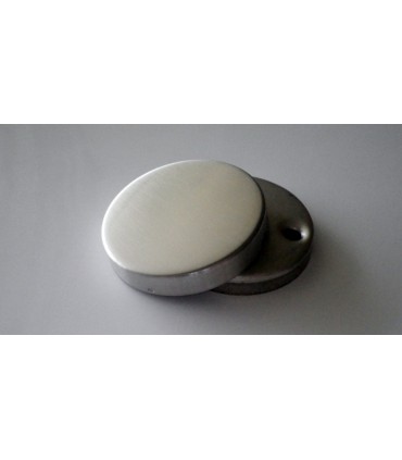 Rosace inox borgne Ø 53 mm