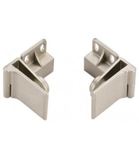 Charnière intermédiaire a blocage pour porte en verre d'épaisseur maxi 6 mm Charnière intermédiaire a blocage pour porte en verre d'épaisseur maxi 6 mm