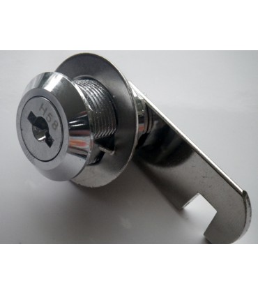 Serrure batteuse a paillettes avec cylindre amovible