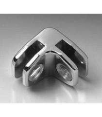 Morobor Kit De 50 Clips De Fixation Pour Verre De 4 Mm Avec Vis Pour Fixer Les Portes Darmoire En Verre Clips Marron Avec Vis Doree