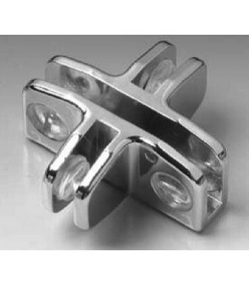 Connecteur trois volumes de verre à 90° Connecteur trois volumes de verre à 90°