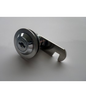 Serrure batteuse à cylindre amovible avec enjoliveur rond Serrure batteuse à cylindre amovible avec enjoliveur rond