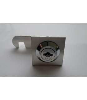 Serrure batteuse à cylindre amovible avec enjoliveur carré Serrure batteuse à cylindre amovible avec enjoliveur carré