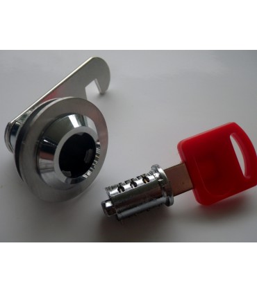 Clé pour le changement du cylindre sur serrures batteuses