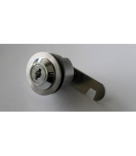 Serrure batteuse à cylindre amovible avec enjoliveur rond Serrure batteuse à cylindre amovible avec enjoliveur rond