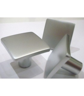 Poignée bouton série B-Square chromé mat