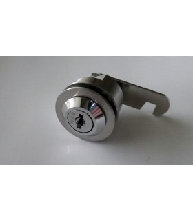 Serrure batteuse à cylindre amovible avec enjoliveur rond Serrure batteuse à cylindre amovible avec enjoliveur rond