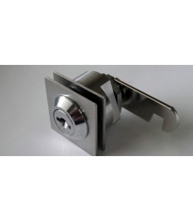 Serrure batteuse à cylindre amovible avec enjoliveur carré Serrure batteuse à cylindre amovible avec enjoliveur carré