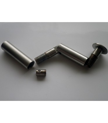 Fixation haute ou basse orientable pour câble Ø 3 mm