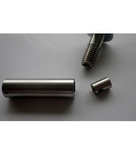 Fixation haute ou basse en inox pour câble Ø 2.5 à 3 mm