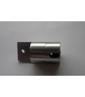 Support simple pivotant en inox pour étagère en bois Support simple pivotant en inox pour étagère en bois