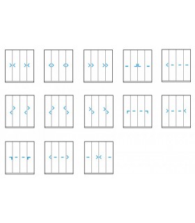 Poignée série Next exemples de pose