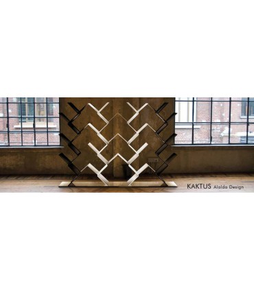 Etagère Kactus Blanc et noir