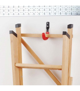 Crochet multi usage gainé plastique