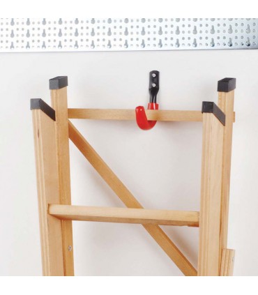 Crochet multi usage gainé plastique