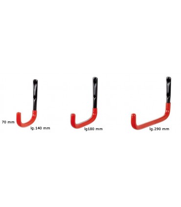 Crochet multi usage gainé plastique