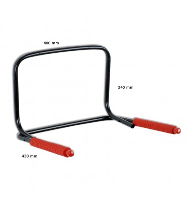 Crochet porte vélo rabattable