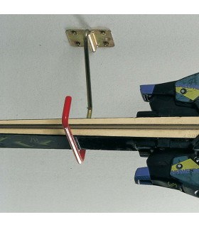 Crochet porte skis rabattable
