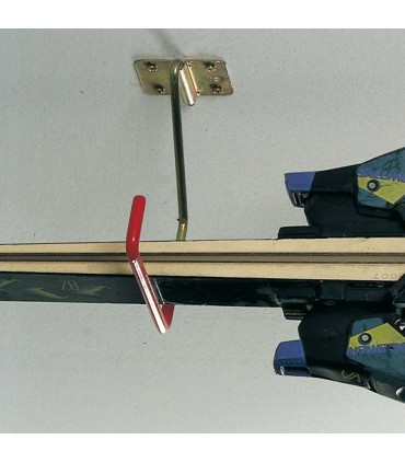 Crochet porte skis rabattable