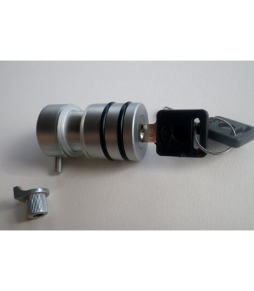 Serrure bouton à cylindre amovible