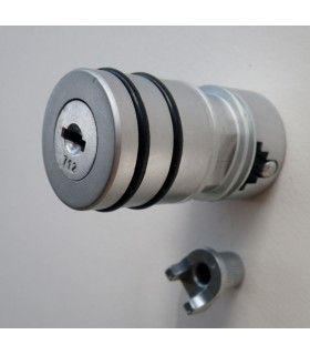 Serrure bouton à cylindre amovible Serrure bouton à cylindre amovible