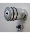 Serrure bouton à cylindre amovible Serrure bouton à cylindre amovible