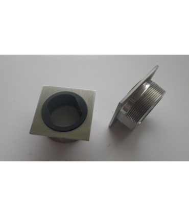 Rosace bec de cane à encastrée pour poignée béquille